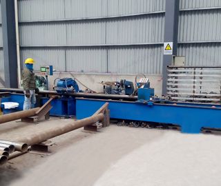 Plasma Cutting Steel Pipe Blanking Machine