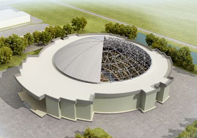 Togo Dome Space Frame Conference Hall