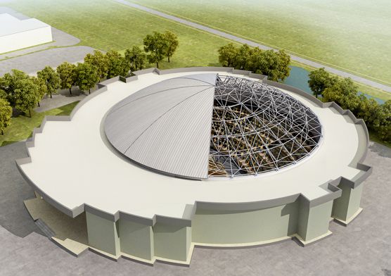 Togo Dome Space Frame Conference Hall