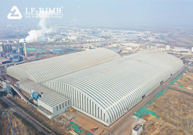 Customized Large Span Coal Yard Storage Shed Roof Structure