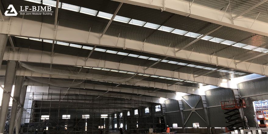 steel structure workshop roof