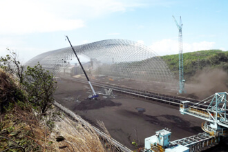 Space frame roof structure