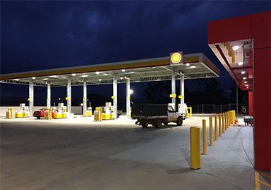 Petrol station Canopy 32mx12mx5m