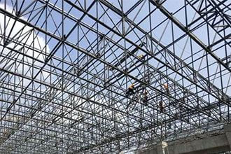 Advantages of high altitude sliding method for installation space frame