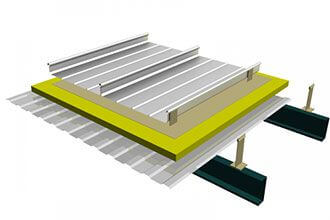 Wind resistance treatment of space frame structure aluminum-magnesium-manganese roof panel system