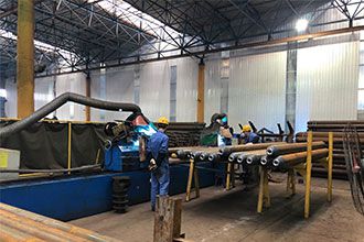 The characteristics of space frame processing and construction arrangement