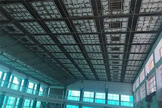 Attention should be paid to drainage problems in space frame construction design