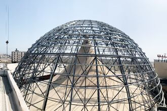 spherical space frame structure