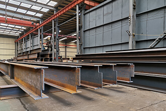 Steel structure correction forming process