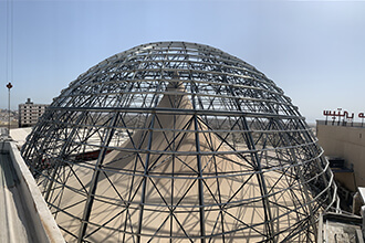 What are the applicable scope of space frame steel structure?