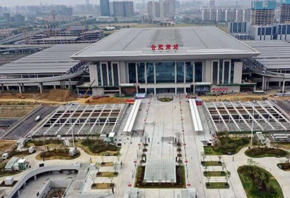 Large-span structure design of the main station building