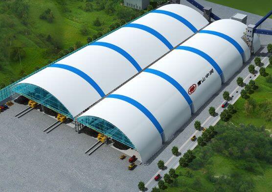 Zhongrun Membrane Structure Coal Shed