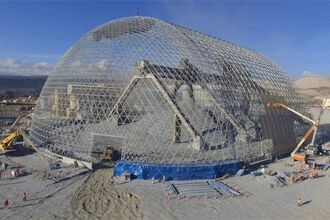 The advantages of space frame installation engineering and some attention requirements