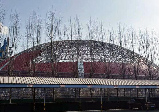 Limestone Storage Shed Dome Space Frame Project