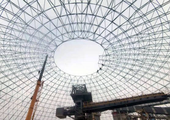 Limestone Storage Shed Dome Space Frame Project