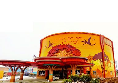 Taizhou Fangte animation theme park A08 (prehistoric era) steel structure project