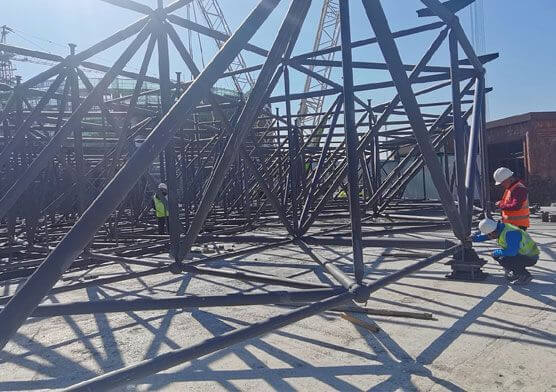 Fangte animation theme park A08 (prehistoric era) steel structure project