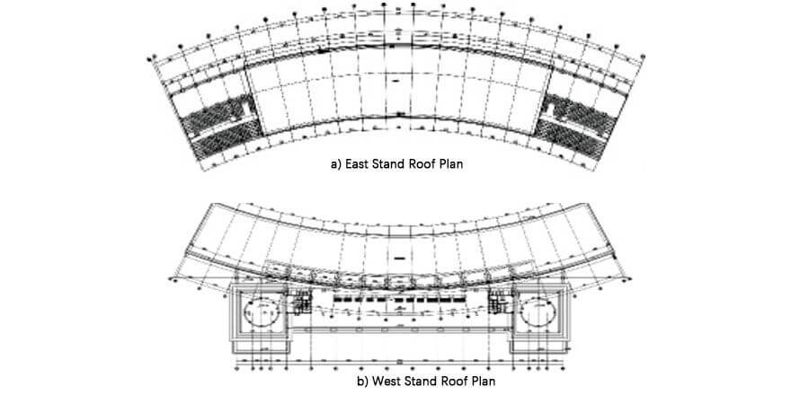 stadium roof construction