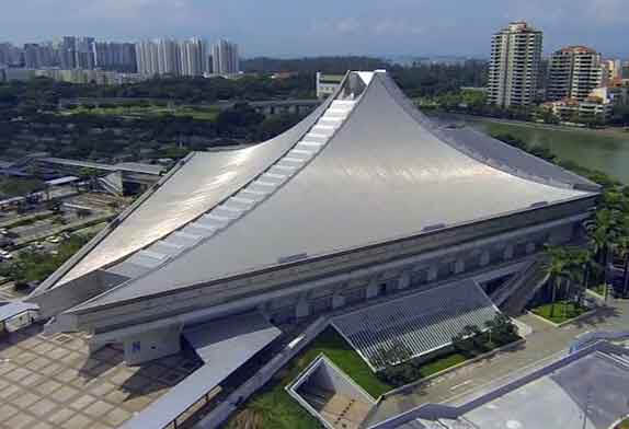 stadium truss roof design