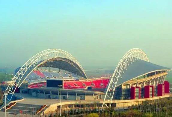 curved roof structures for stadium