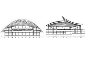 Hyperbolic Parabolic Steel Space Frame Construction For A Comprehensive Gymnasium