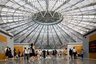 Steel Structure Roof Construction Of Airport Terminal Hall