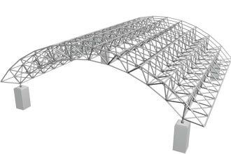 Installation Technology of Large-Area Special-Shaped Mixed Node Steel Space Frame