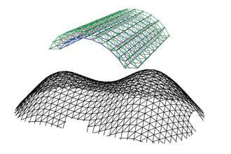 Application of space frame and reticulated shell assembly technology in building construction