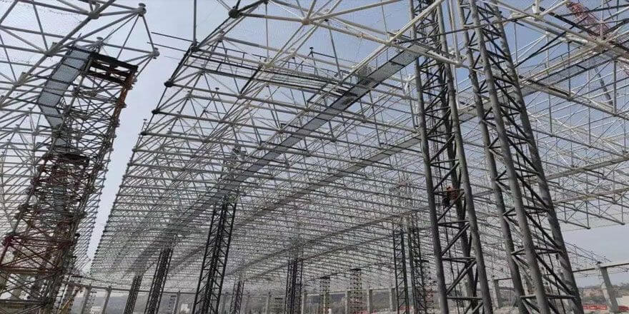 space frame steel structure roof