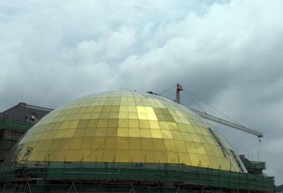 steel structure dome roof