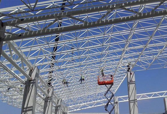 space frame construction method
