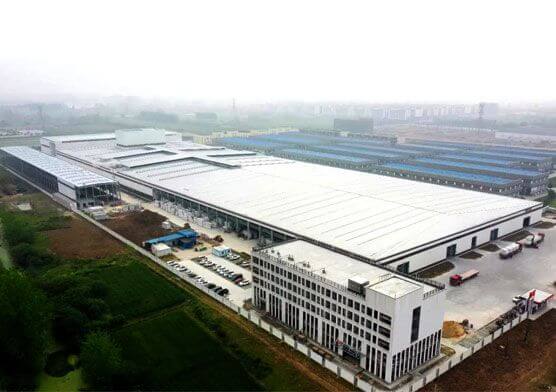 Prefabricated Industrial Steel Buildings Car Showroom Space Frame Structure System