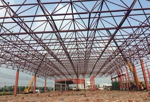 Steel structure roof