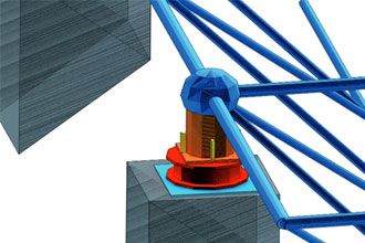 Construction of welded ball space frame in plateau environment with large temperature difference