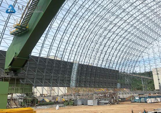 Philippine Large Span Space Frame Structure Coal Storage Shed