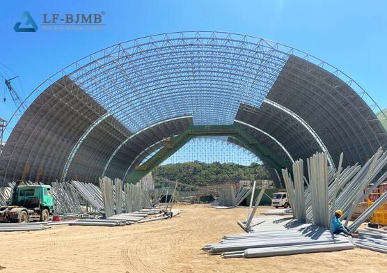 Philippine Large Span Space Frame Structure Coal Storage Shed
