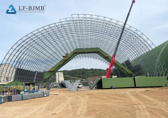 Philippine Large Span Space Frame Structure Coal Storage Shed