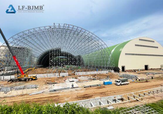 Philippine Large Span Space Frame Structure Coal Storage Shed