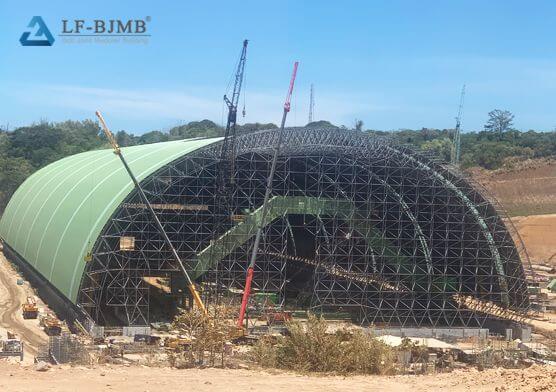 Philippine Large Span Space Frame Structure Coal Storage Shed