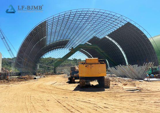 Philippine Large Span Space Frame Structure Coal Storage Shed