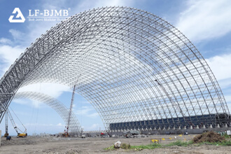 Construction of Long-span Steel Space Frame Membrane Structure (Part 2)