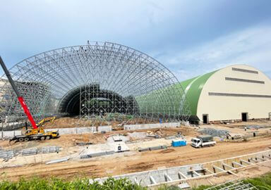 Philippine Large Span Space Frame Structure Coal Storage Shed