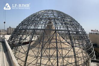 Construction of large-span spherical space frame structure (part2)