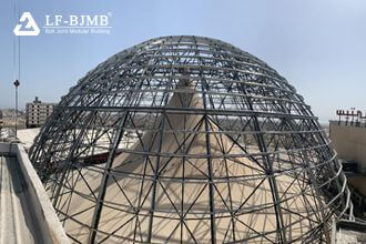Construction of large-span spherical space frame structure (part2)