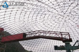 Existing large-span roof space frame structure reinforcement and renovation (part 2)