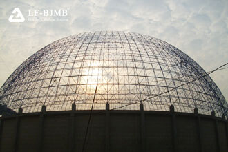 Construction technology of curved spherical space frame (Part 2)