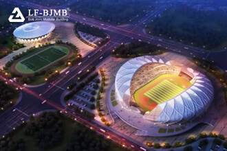 Yakeshi Steel Structure Olympic Sports Center in Inner Mongolia Autonomous Region