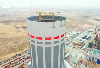 Application of steel structure in cooling tower of power plant