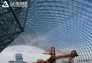 A large-scale dry coal shed net frame project construction technology discussion