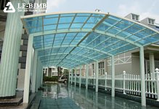 Steel structure canopy